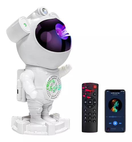 preyector astronauta con parlante